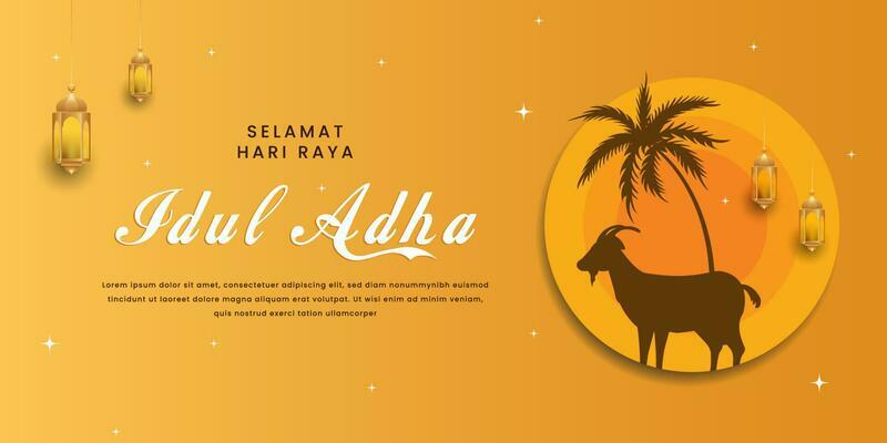 Selamat Hari Raya Idul Adha Vector Art, Icons, and Graphics for Free