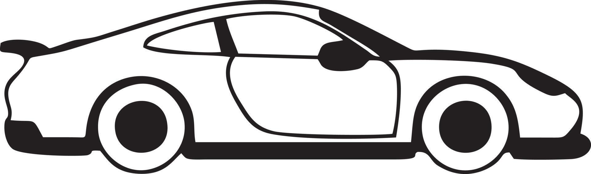 Sports Car Outline Vector Art, Icons, and Graphics for Free Download