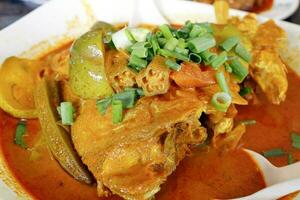 Red Snapper Fish Head Curry photo