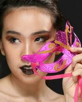 South east Asian beautiful young lady fashion makeup cosmetic photo