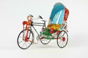 Colorful rickshaw toy photo