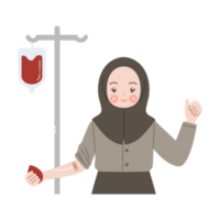 spenden Blut Karikatur Charakter Illustration png