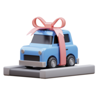 Car Gift 3D Illustration png