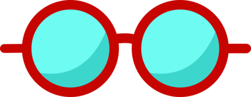 Sonnenbrille rot Rahmen png
