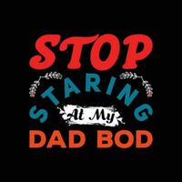 NEW FATHER'S DAY T-SHIRT DESIGN vector