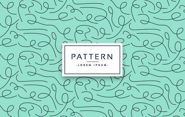 Seamless abstract hand-drawn line pattern. Vector modern creative backgrounds