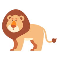 dessin animé mignon lion png