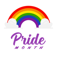 Rainbow with Clouds Logo png