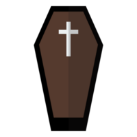 Halloween coffin icon png