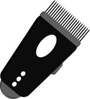 Isolated Trimmer Icon In Black Color. vector