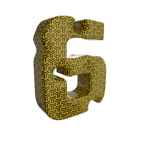 3D rendered numbers.  Best use for your video titles and collage too png