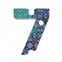3D rendered numbers. For your graphics and video needs.  Best use also for collage arts.  Original concept. png