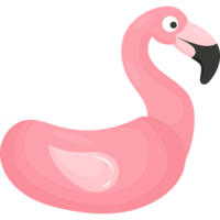 Rubber swimming flamingo png