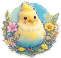 Little Chick Sticker with png