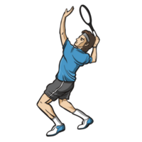 tennis player action sport clipart png