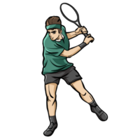 tennis player action sport clipart png