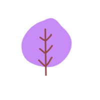 boom Purper tekening png