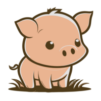 cerdo lindo, png