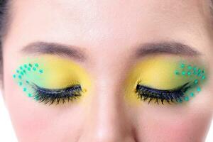 Asian Woman Fashion Makeup photo