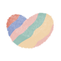 watercolor handmade hearts. recommended for printing on paper and fabric, create patterns and use Valentine Day for the holiday png