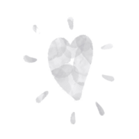 acuarela hecho a mano corazones. recomendado para impresión en papel y tela, crear patrones y utilizar enamorado día para el fiesta png