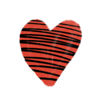 watercolor handmade hearts. recommended for printing on paper and fabric, create patterns and use Valentine Day for the holiday. png