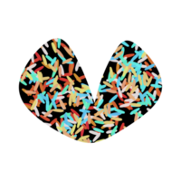 watercolor handmade hearts. recommended for printing on paper and fabric, create patterns and use Valentine Day for the holiday. png