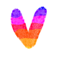 acuarela hecho a mano corazones. recomendado para impresión en papel y tela, crear patrones y utilizar enamorado día para el fiesta png