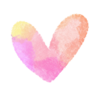 acuarela hecho a mano corazones. recomendado para impresión en papel y tela, crear patrones y utilizar enamorado día para el fiesta png