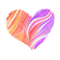 watercolor handmade hearts. recommended for printing on paper and fabric, create patterns and use Valentine Day for the holiday png