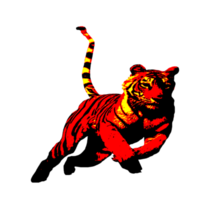 icon tiger king of the jungle png