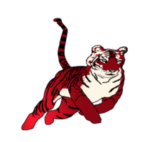 icon tiger king of jungle png