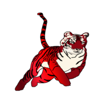 icon tiger king of jungle png