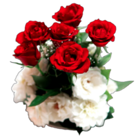 icoon decoratie van rozen bloemen png