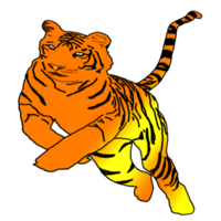 icono Tigre Rey de el selva png