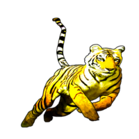 ikon tiger kung av de djungel png