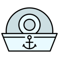 marin capitaine casquette png