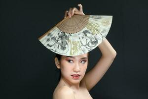 South east Asian beautiful young lady fashion makeup cosmetic photo