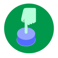 Press to Action Icon png