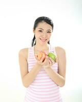 Young asian woman active healthy lifestyle photo