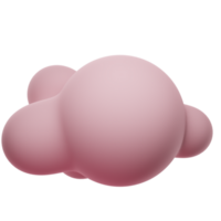 rosa 3d moln png