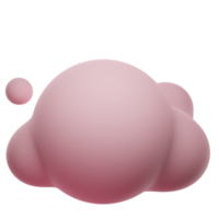 Rosa 3d Wolke png