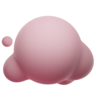 Rosa 3d Wolke png