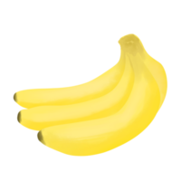 ilustração de banana fruta png