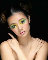 Asian Woman Fashion Makeup photo