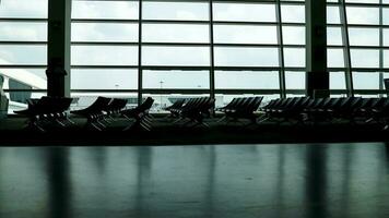 silhouette shadow empty lounge chair seat photo