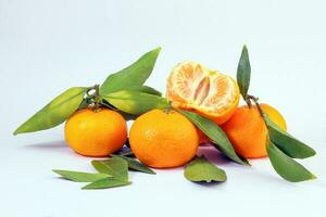 Yellow Tangerine Mandarin Orange photo