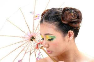 Asian Woman Fashion Makeup photo