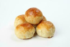 Tambun biscuits small Tau Sar Pneah famous Bukit Tambun Penang delicacies on white background photo