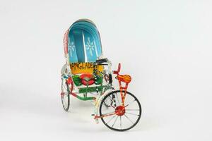 Colorful rickshaw toy photo